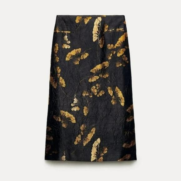 ZARA PRINTED SKIRT ZW COLLECTION - Picture 2 of 3